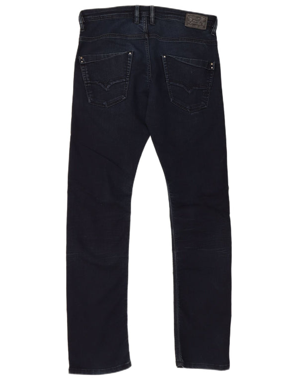 Diesel Meninos Krooley Regular Carrot Slim Jeans 15-16 Anos W32 L32 Azul