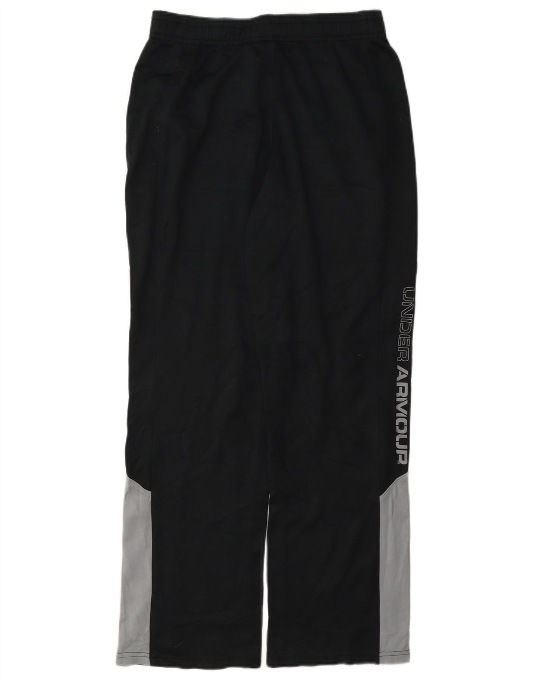 Calça de treino Under Armour Boys 11-12 anos grande bloco cinza