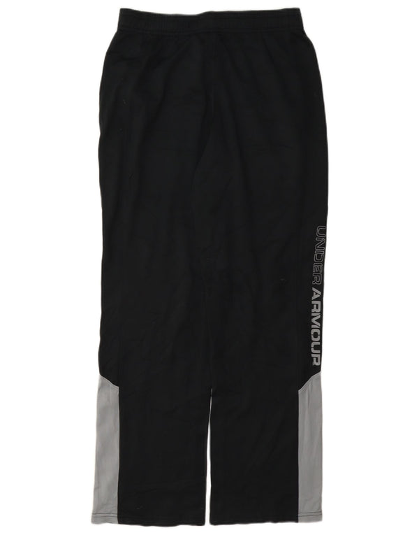 Calça de treino Under Armour Boys 11-12 anos grande bloco cinza