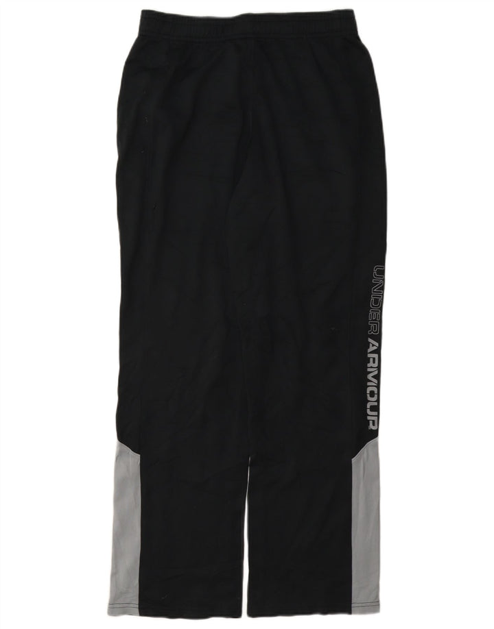 Calça de treino Under Armour Boys 11-12 anos grande bloco cinza