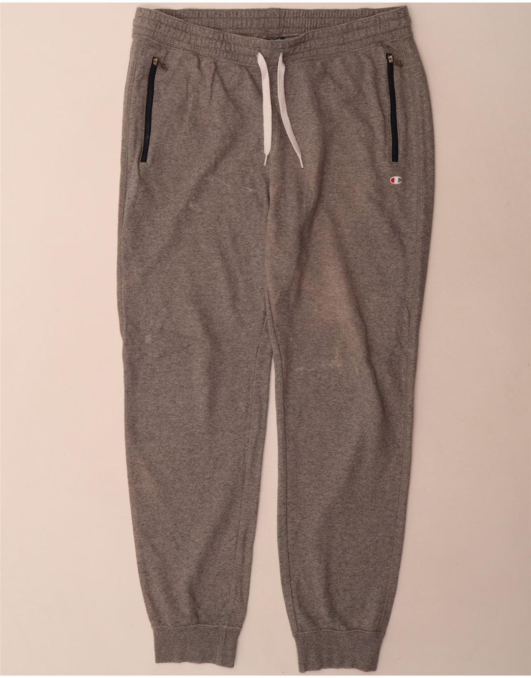 Calça de treino masculina Champion Joggers XL cinza algodão