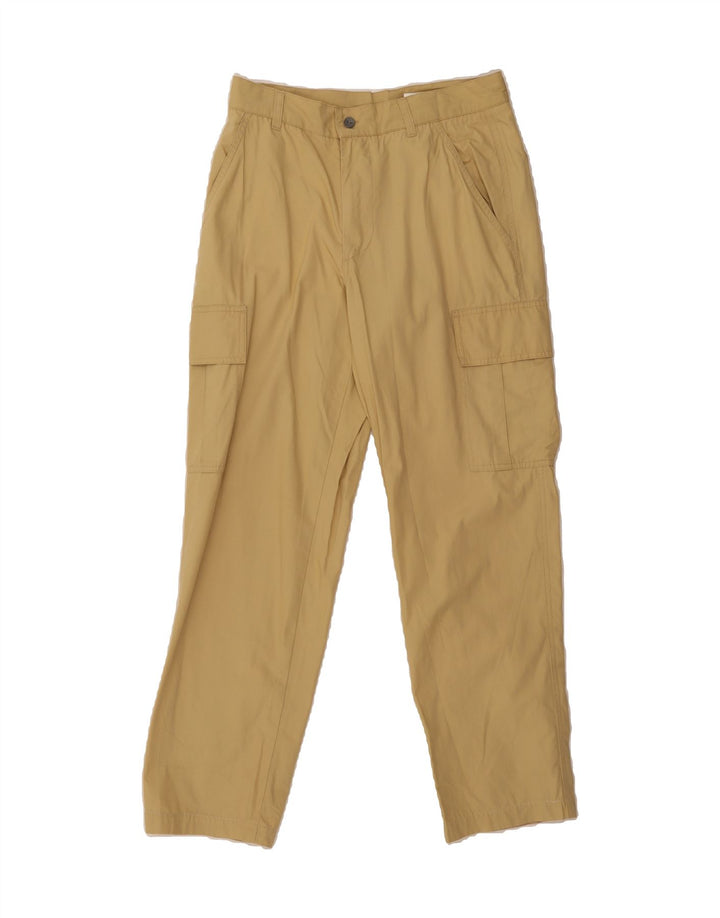 CALVIN KLEIN Mens Straight Cargo Trousers W30 L28 Beige Cotton Vintage Calvin Klein and Second-Hand Calvin Klein from Messina Hembry 
