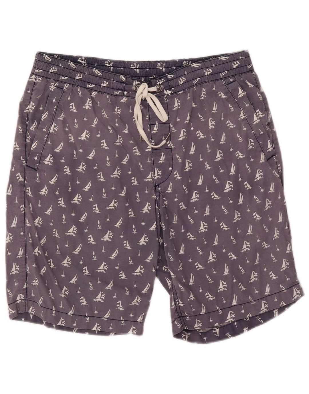 Polo Ralph Lauren Masculino Padrão Abstrato Shorts Casual Médio W32 Azul Marinho