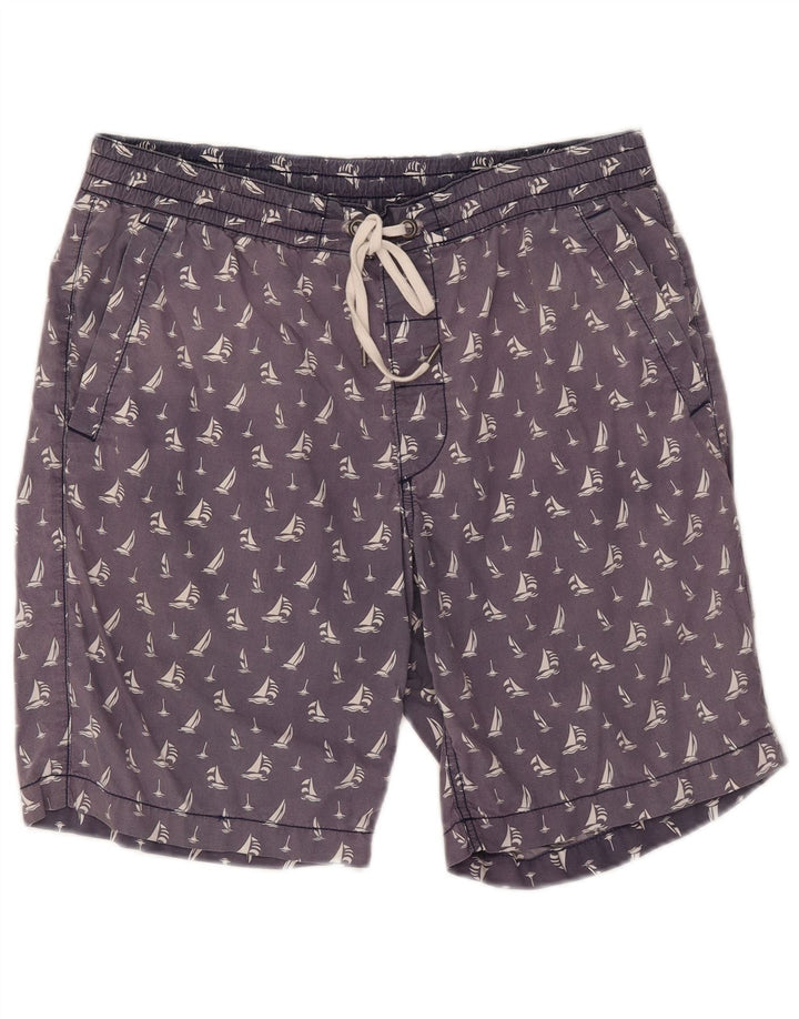 Polo Ralph Lauren Masculino Padrão Abstrato Shorts Casual Médio W32 Azul Marinho