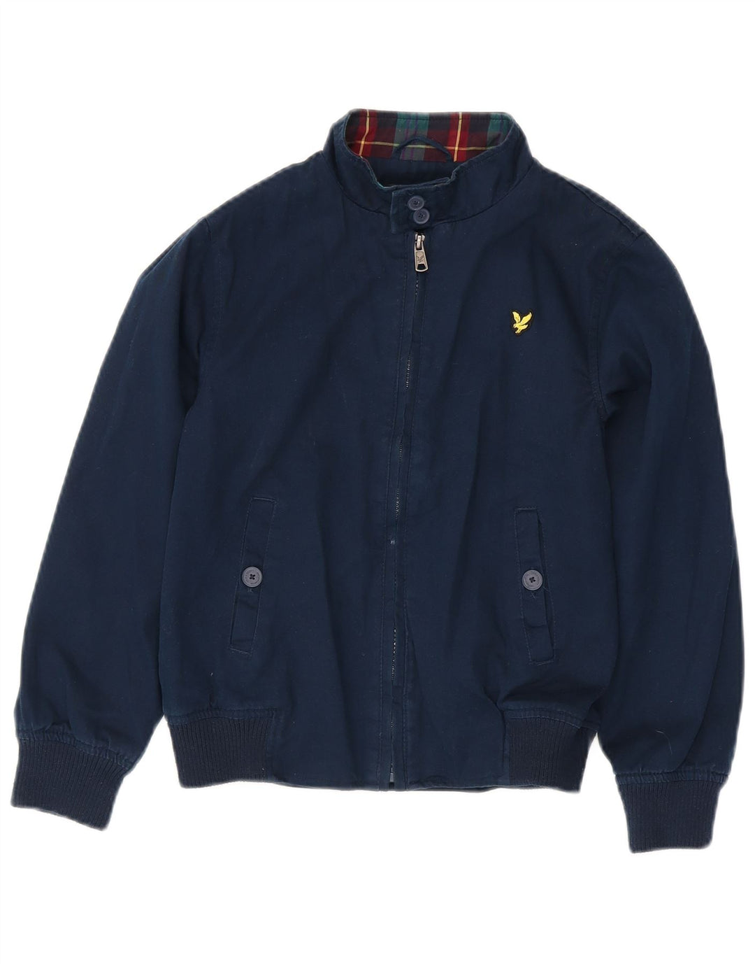 Jaqueta bomber Lyle & Scott Boys 10-11 anos azul marinho algodão