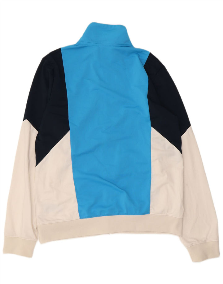 NIKE Mens Tracksuit Top Jacket Grande Azul Colourblock Poliéster