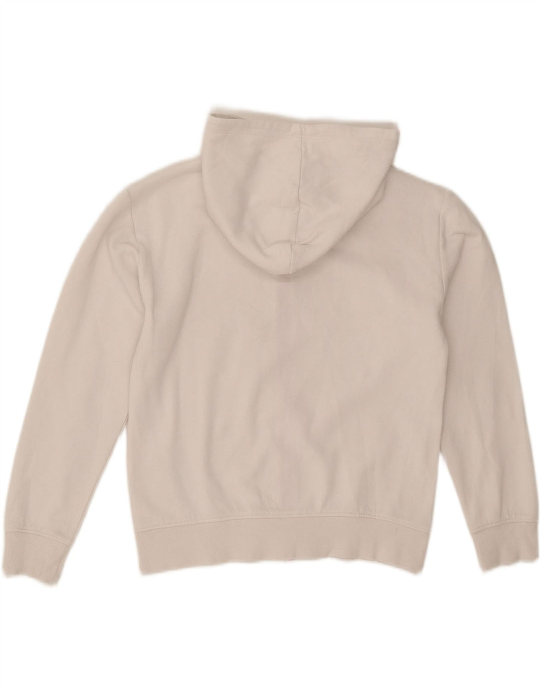 CHAMPION Girls Zip Hoodie Sweater 11-12 Years Large White Cotton Vintage Champion and Second-Hand Champion from Messina Hembry 