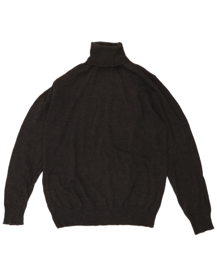 Zara Suéter masculino com gola redonda XL preto