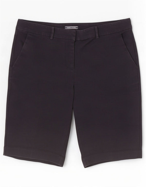Shorts Chino feminino Tommy Hilfiger W30 médio algodão azul marinho