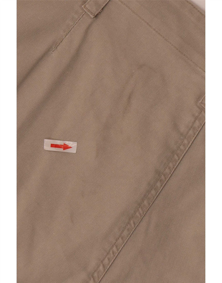 Shorts cargo masculino vintage 2XL W38 algodão cinza