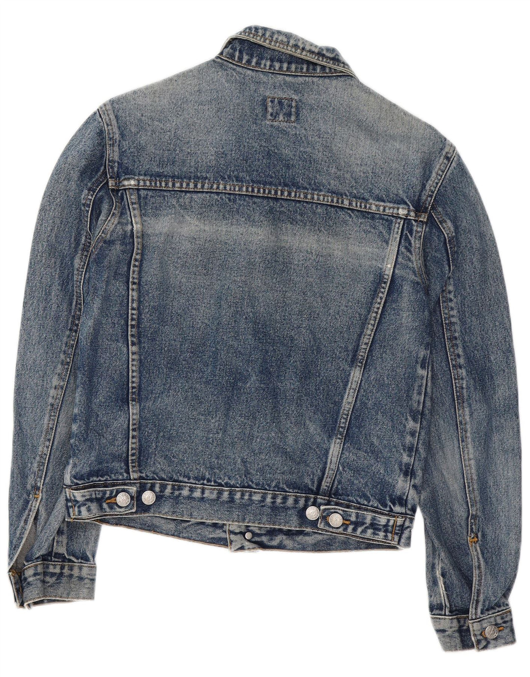 Jaqueta jeans feminina WPM 11-12 anos azul