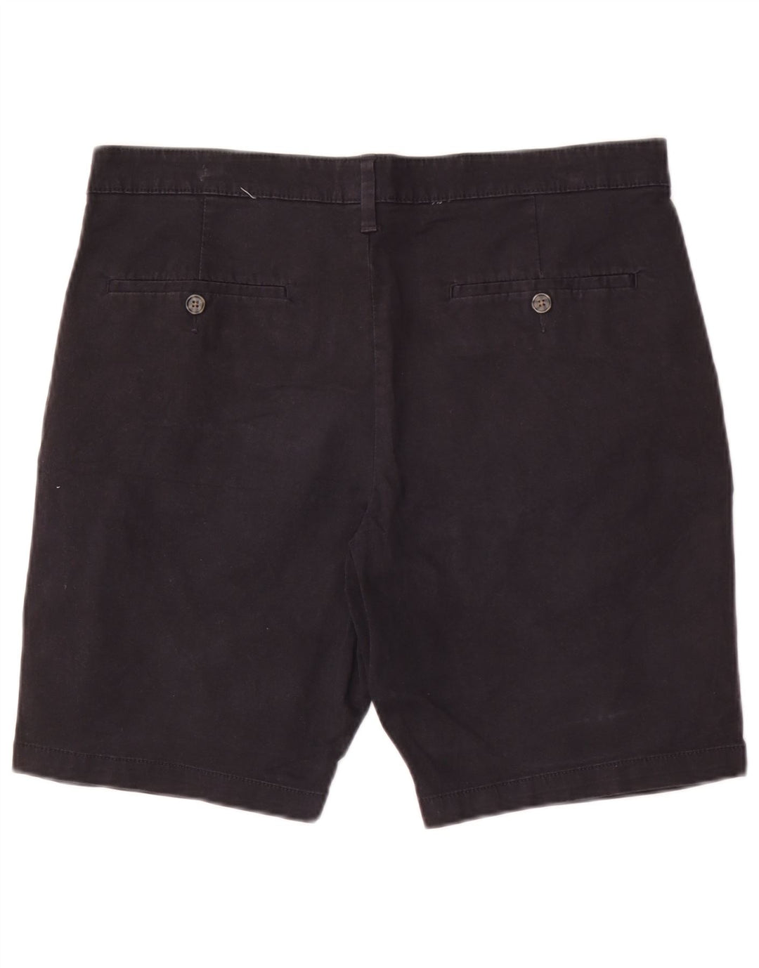 Shorts chino masculino Marks & Spencer W34 grande algodão azul marinho