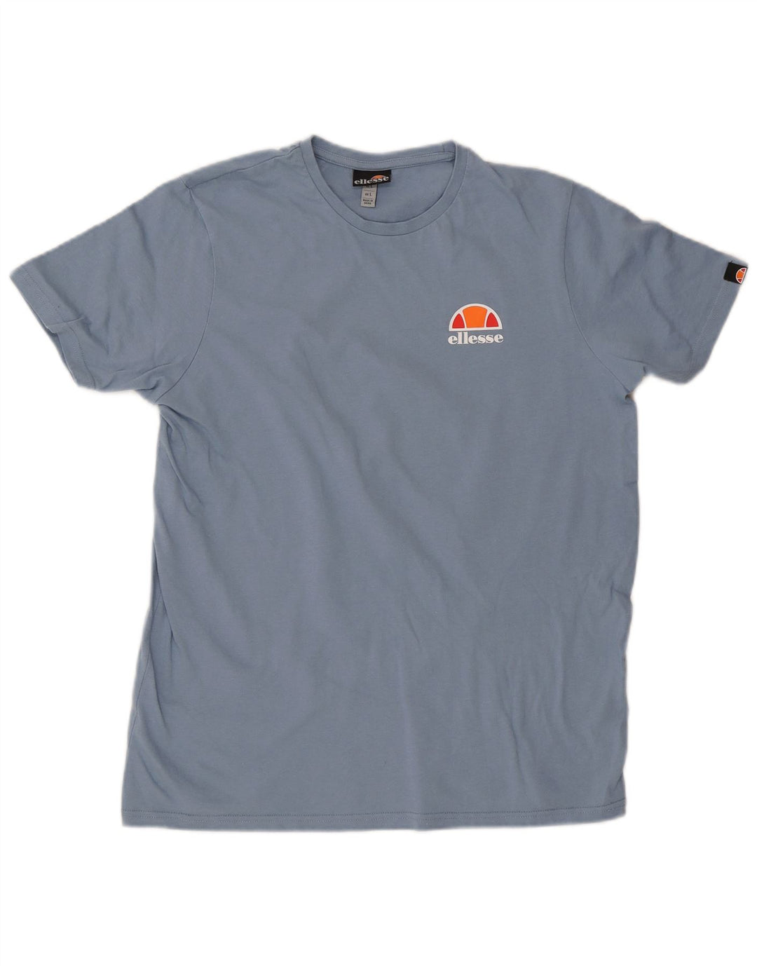 Ellesse Camiseta Masculina Top Grande Algodão Azul