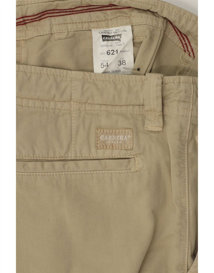 CARRERA Mens Chino Shorts W38 XL  Green Cotton Vintage Carrera and Second-Hand Carrera from Messina Hembry 