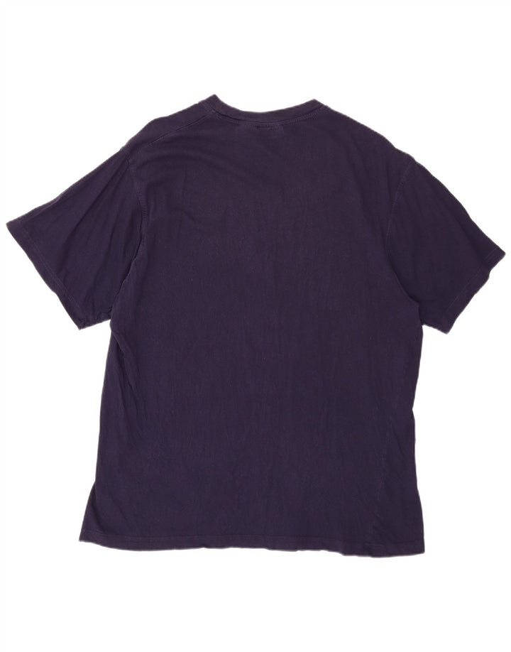 Camiseta gráfica masculina FILA Top XL azul marinho
