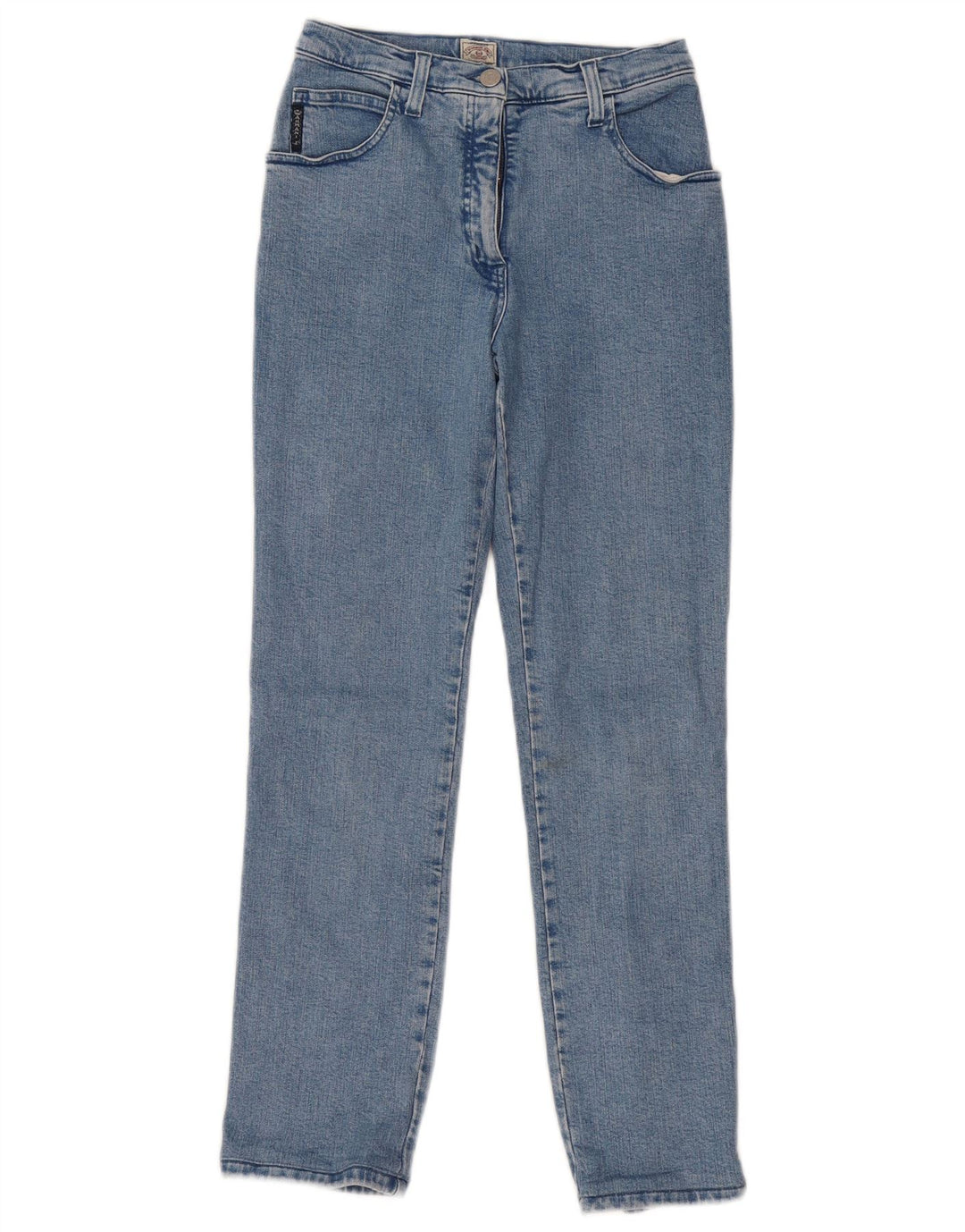 Calça jeans reta feminina Armani W27 L27 azul
