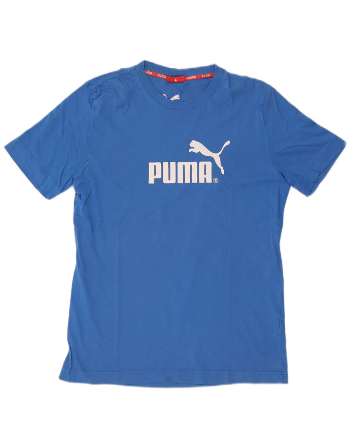 Puma Camiseta Masculina Graphic Top Azul Médio