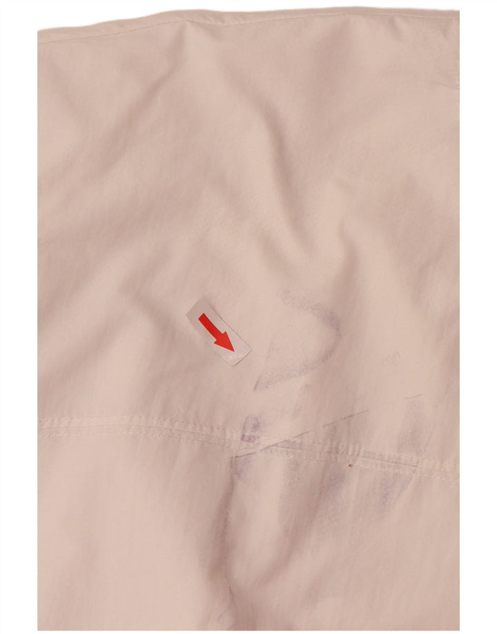 Campeão feminino gráfico oversized pulôver agasalho top Reino Unido 10 pequeno branco