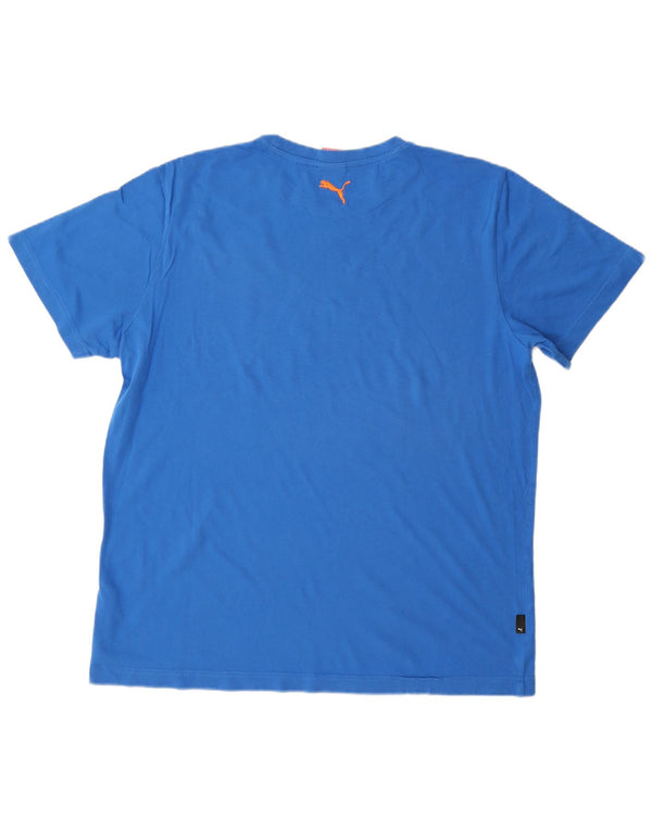 Puma Camiseta Masculina Graphic Top XL Azul Algodão
