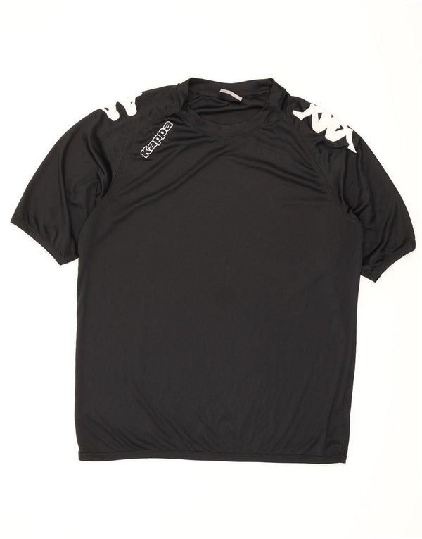 Camiseta gráfica masculina Kappa XL preta