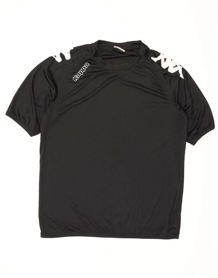 Camiseta gráfica masculina Kappa XL preta
