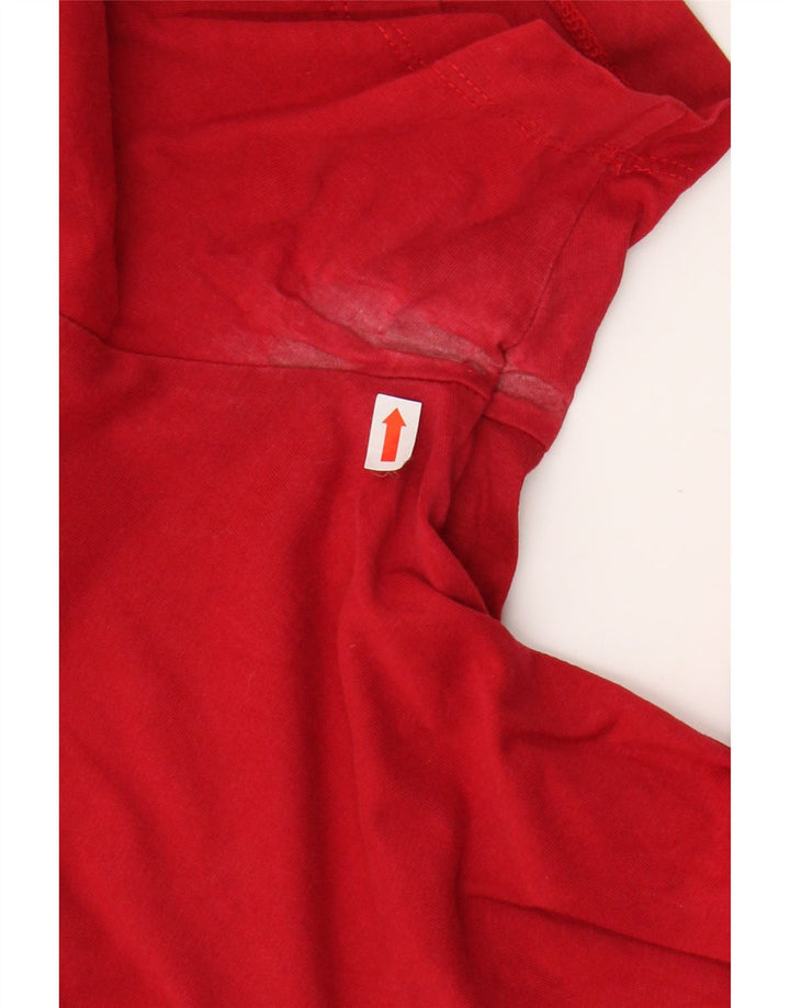 JORDAN Camiseta masculina gráfica Top médio algodão vermelho