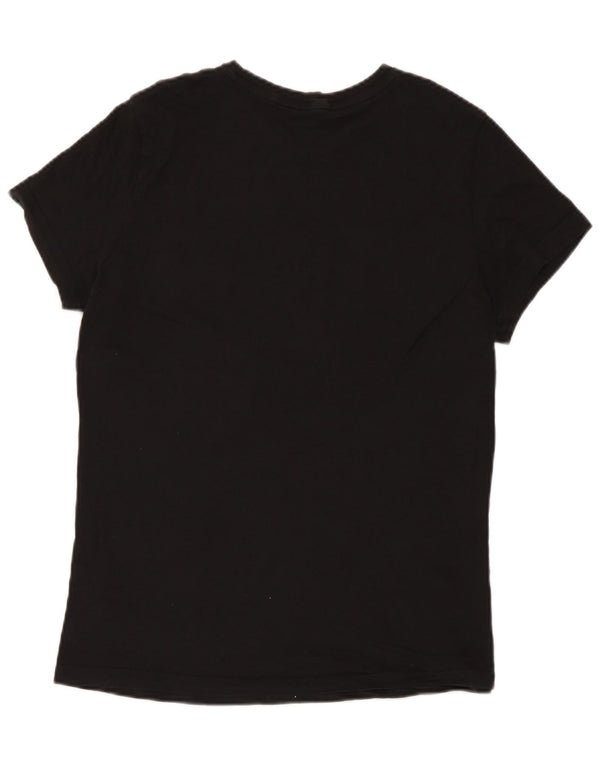 Puma Camiseta Feminina Graphic Top UK 12 Médio Preto