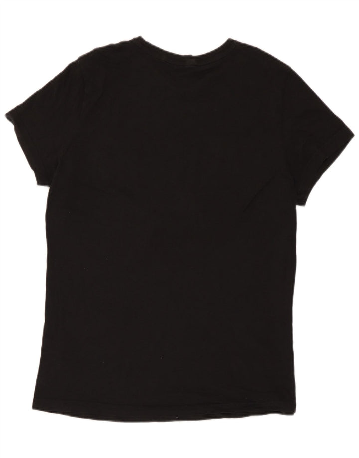 Puma Camiseta Feminina Graphic Top UK 12 Médio Preto