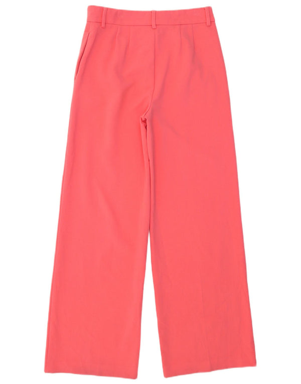 Calça feminina de cintura alta Marks & Spencer Reino Unido 12 médio W30 L32 rosa