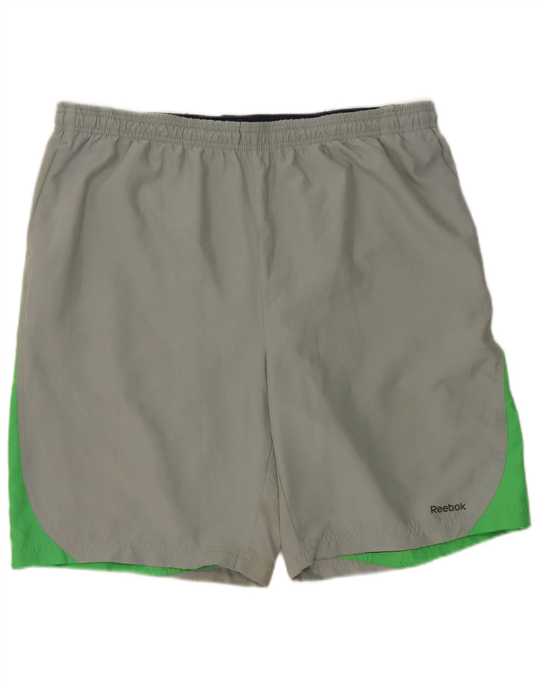 Shorts de natação masculino REEBOK XL verde Colourblock poliéster