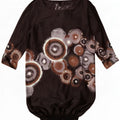Desigual Vestido feminino gráfico bolha UE 36 pequeno preto geométrico