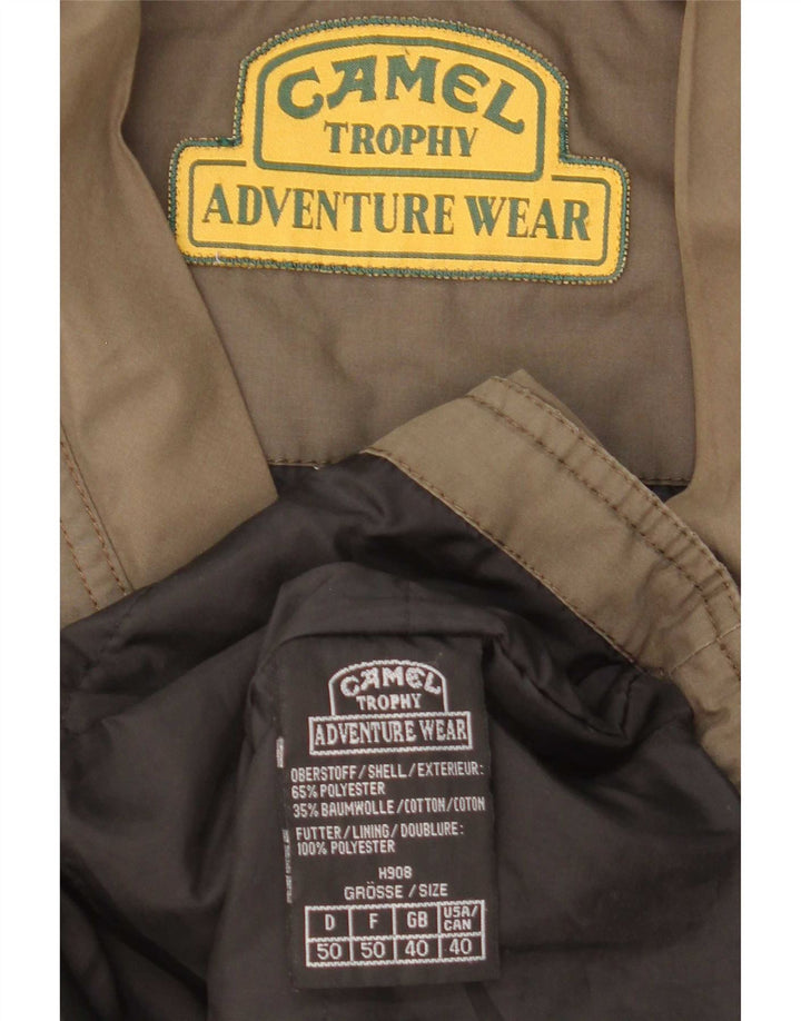 Camel Active Mens Utility Gilet UK 40 Grande Poliéster Cáqui