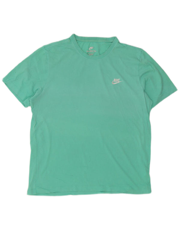 Camiseta masculina Nike Top XL algodão turquesa