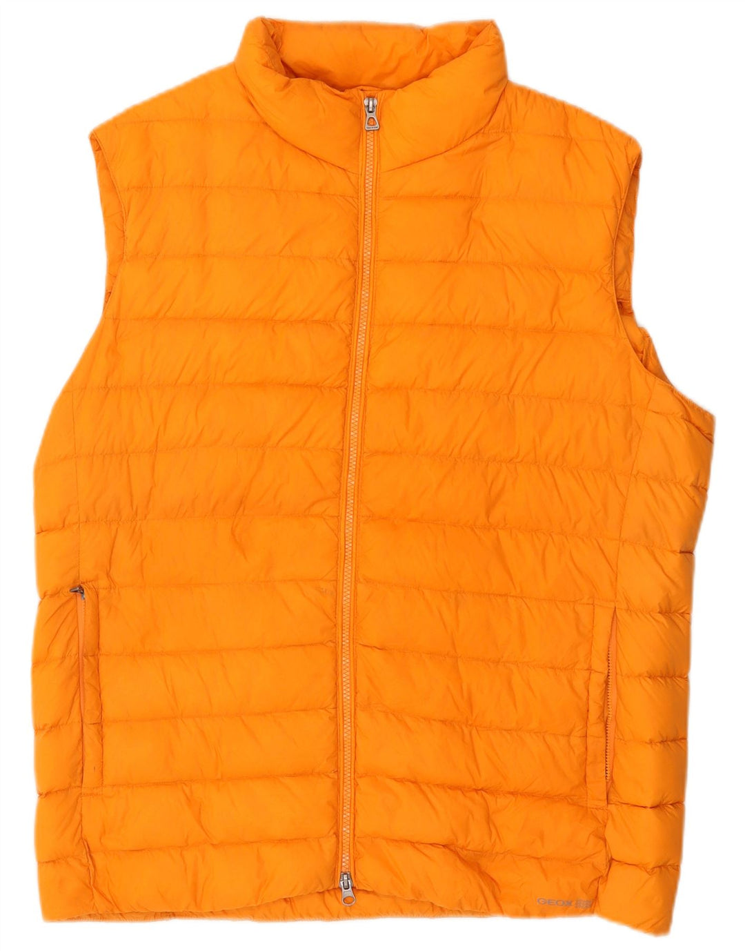 Colete acolchoado feminino Geox UK 18 XL laranja poliamida