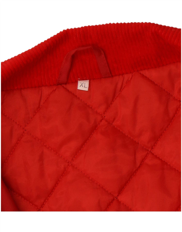 Sobretudo masculino vintage UK 42 XL vermelho
