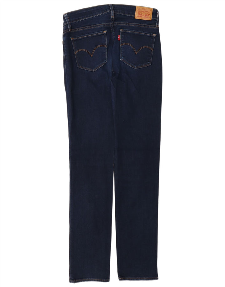 Calça jeans feminina Levi's 712 Slim W28 L32 azul marinho algodão