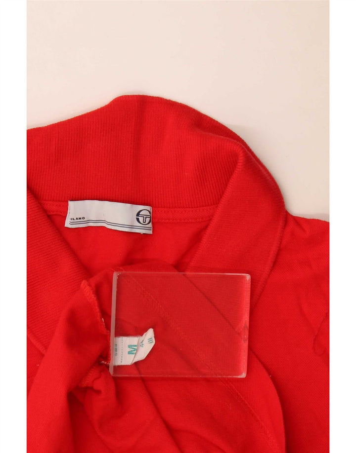 Camisa polo feminina sem mangas Sergio Tacchini IT 44 médio vermelho