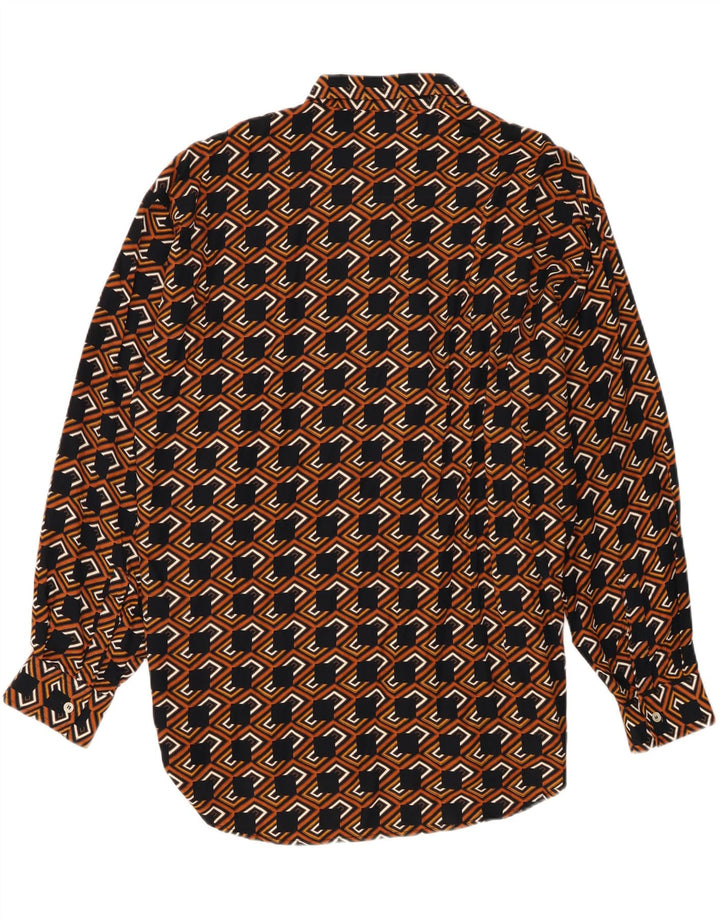 Camisa masculina Kantaros XL viscose geométrica multicolorida