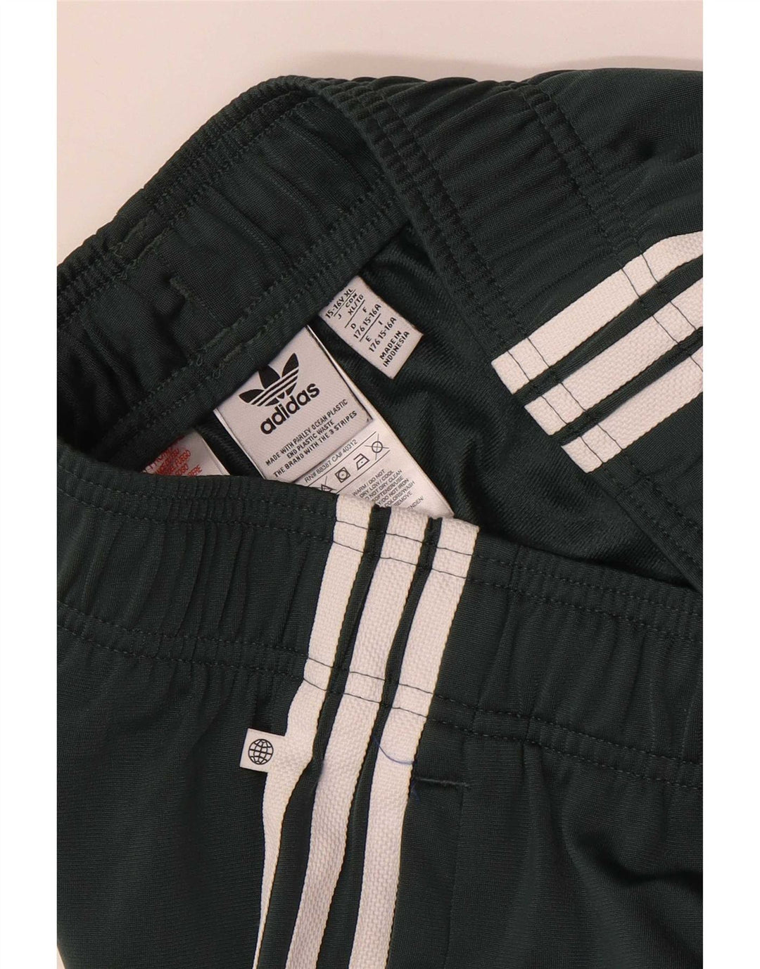Calças de treino Adidas Meninos Joggers 15-16 anos Verde Poliéster