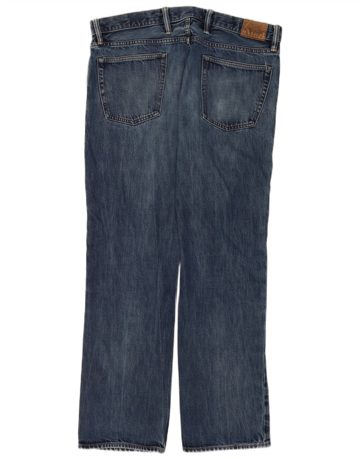 Jeans retos femininos Gap W36 L32 algodão azul