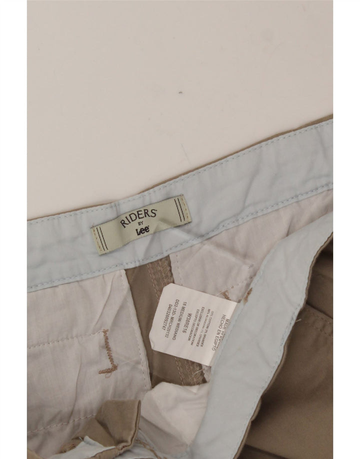 LEE Womens Riders Bermuda Shorts US 16 2XL W38  Beige Cotton Vintage Lee and Second-Hand Lee from Messina Hembry 