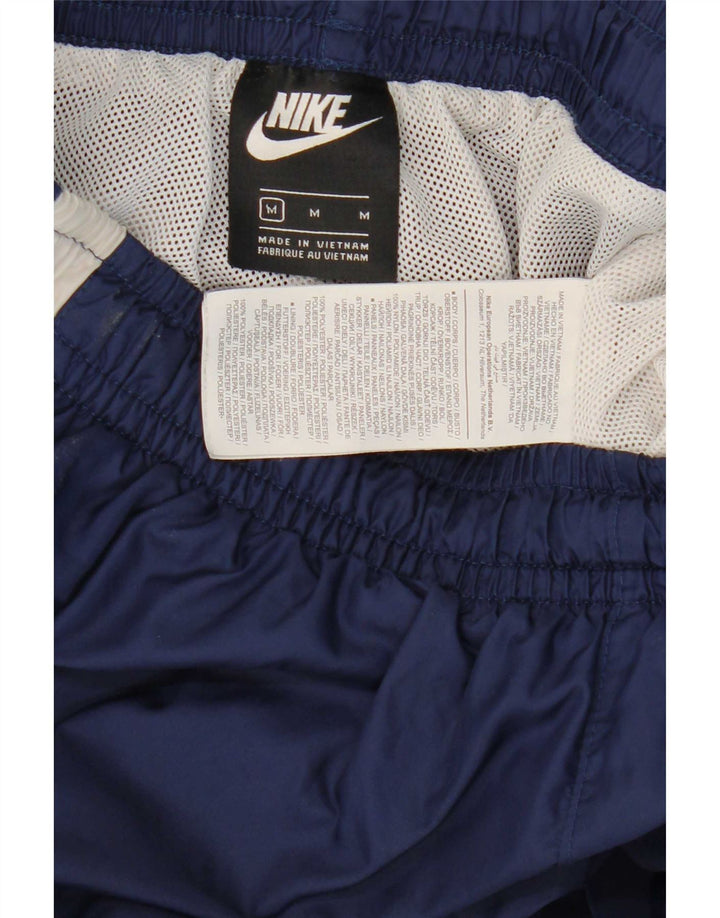 Calça de treino masculina Nike Joggers médio azul marinho colorblock