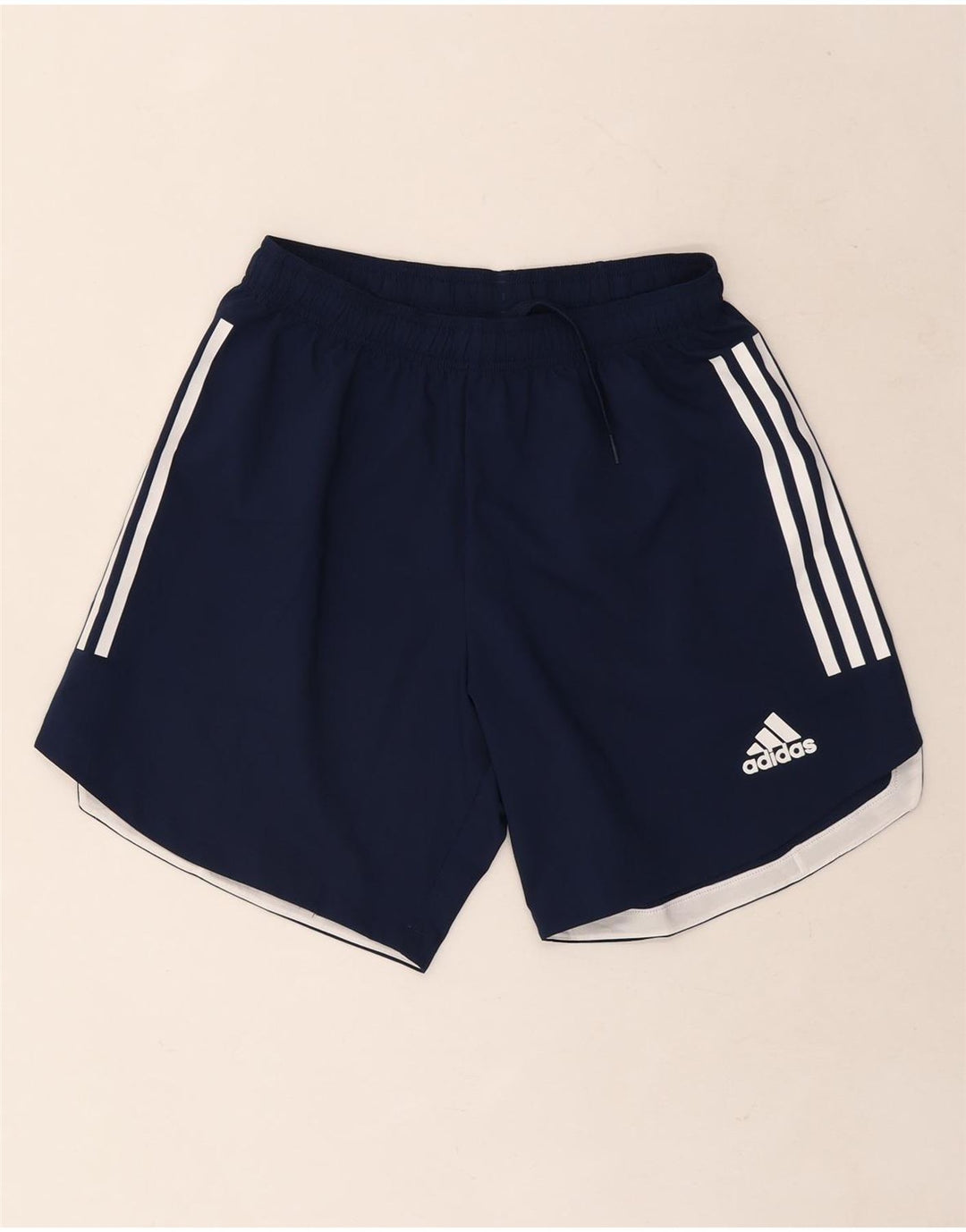 Adidas Mens Aeroready Sport Shorts Médio Azul Marinho Poliéster