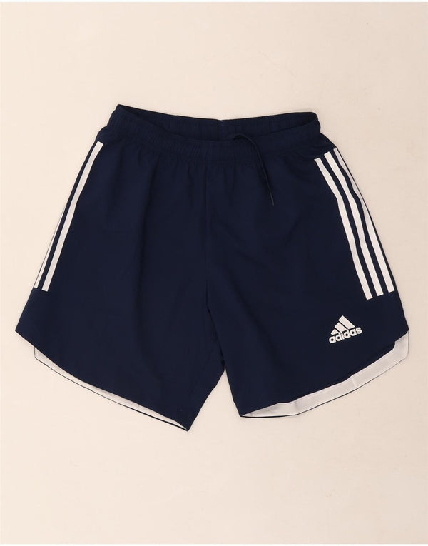 Adidas Mens Aeroready Sport Shorts Médio Azul Marinho Poliéster