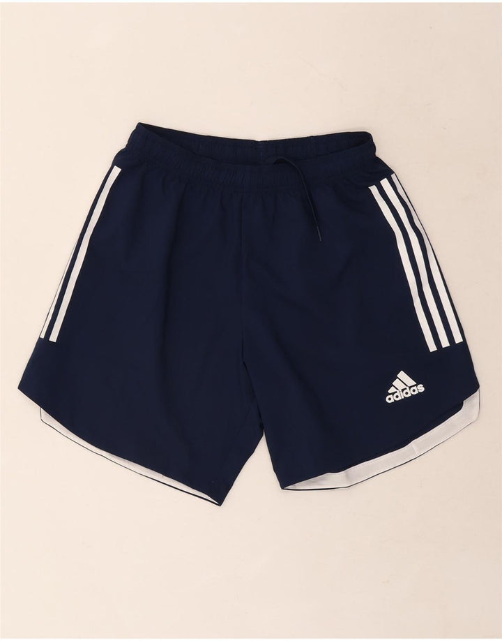 Adidas Mens Aeroready Sport Shorts Médio Azul Marinho Poliéster
