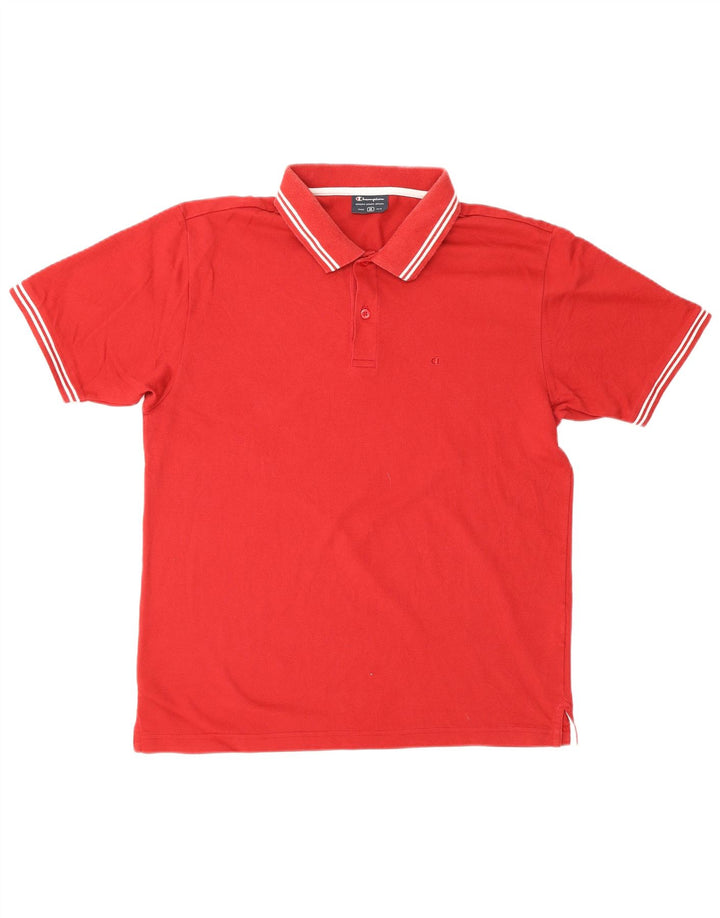 Camisa polo masculina CHAMPION médio algodão vermelho