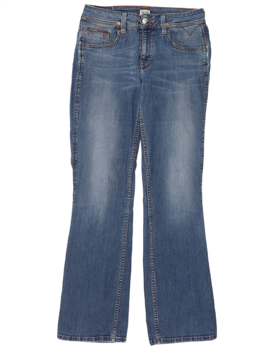 Jeans feminino Tommy Hilfiger Bootcut W32 L32 azul