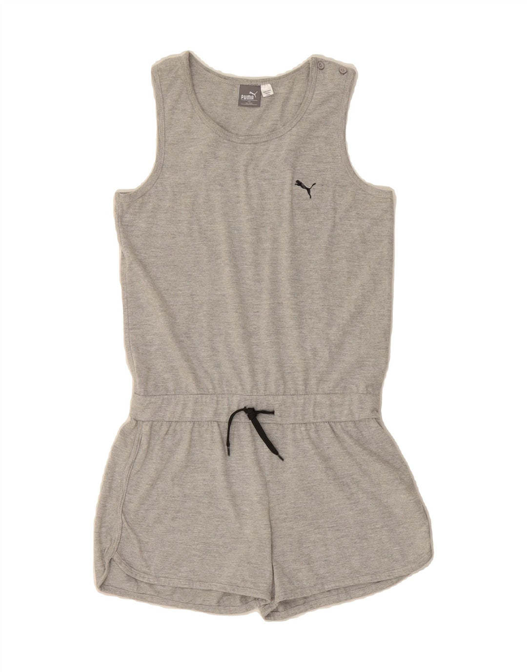 PUMA Girls Playsuit 15-16 Years XL  Grey Flecked Cotton Vintage Puma and Second-Hand Puma from Messina Hembry 