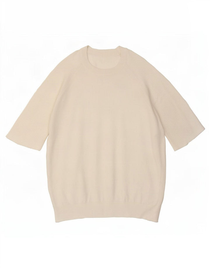 Suéter feminino Marks & Spencer com gola canoa Reino Unido 10 pequeno branco