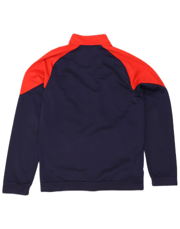 Jaqueta Puma Boys Graphic Tracksuit Top 15-16 Anos Azul Marinho Colorblock